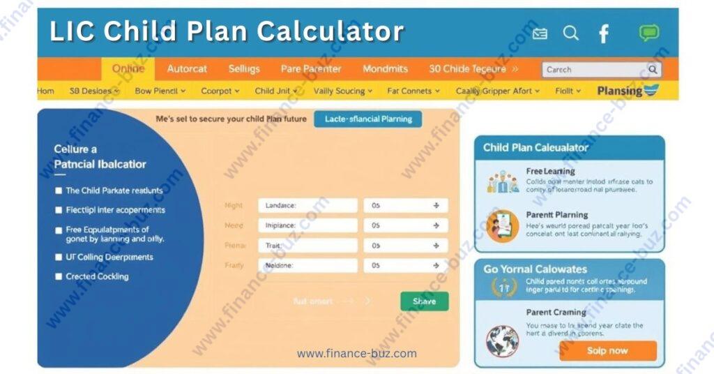 LIC Child Plan Calculator