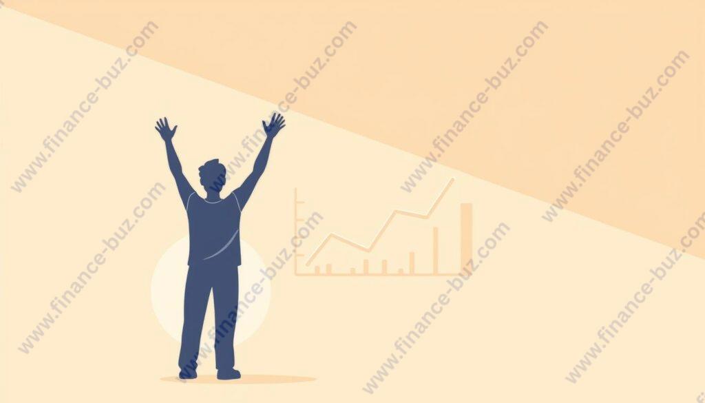 A minimalist, clean-lined illustration depicting a person effortlessly managing their finances with a Rivermark Personal Loan. The foreground features a stylized human silhouette, their arms raised in a gesture of relief, surrounded by a soft, warm glow. In the middle ground, a sleek, modern-looking graph chart appears, visually representing the simplified debt consolidation process. The background is a muted, serene palette, evoking a sense of tranquility and control. Subtle, warm lighting casts gentle shadows, highlighting the streamlined, user-friendly experience of the Rivermark Personal Loan solution. The overall composition conveys a feeling of simplicity, clarity, and empowerment in personal finance management.