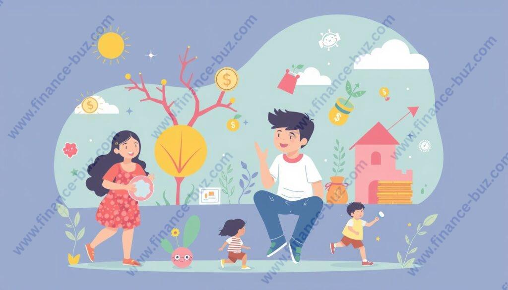 Generate an image representing LIC New Children's Money Back Plan