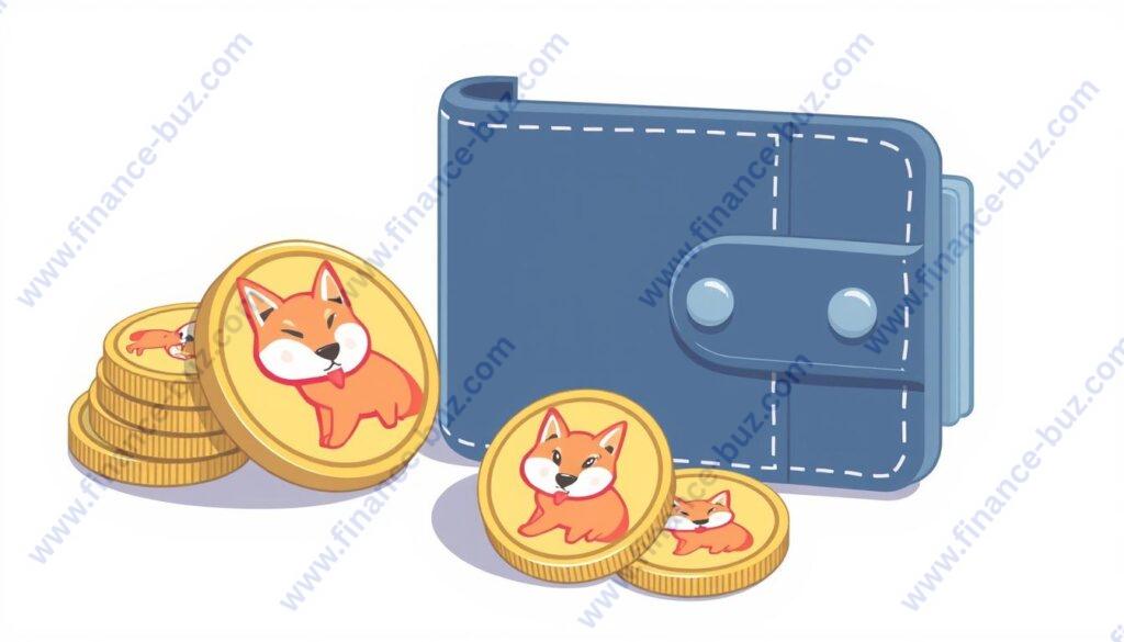 Image of a secure wallet storing Shiba Inu coins