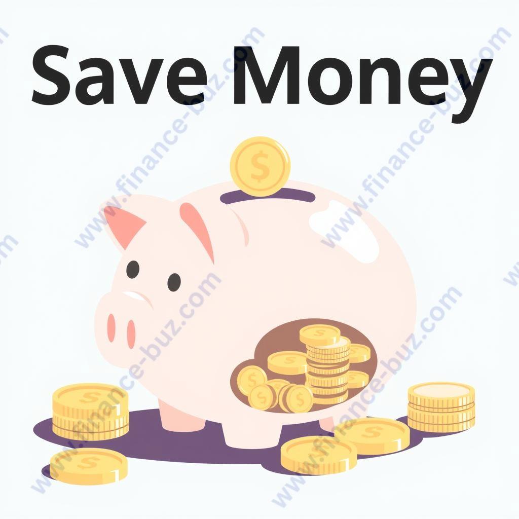 Saving money concept for Finance Buz Saving money concept for Finance Buz